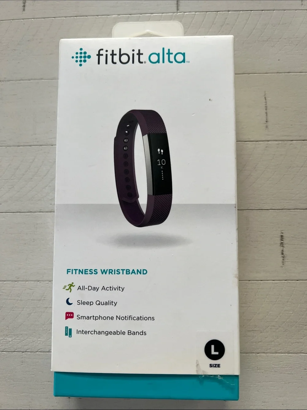Fitbit Alta Unit in Plum Size Large
